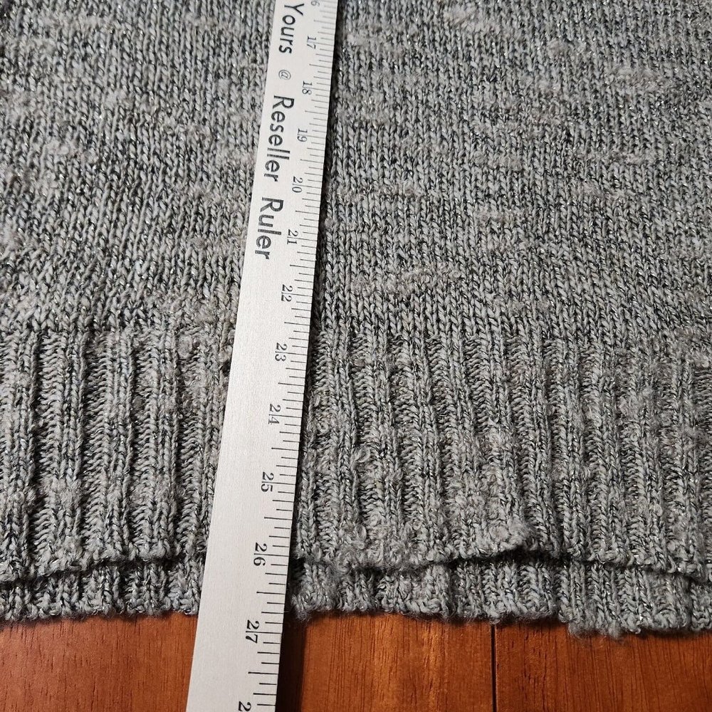 American Eagle Tunic Sweater Womens Beige Deep V Neck Knit Cottagecore Y2K New - Picture 15 of 15